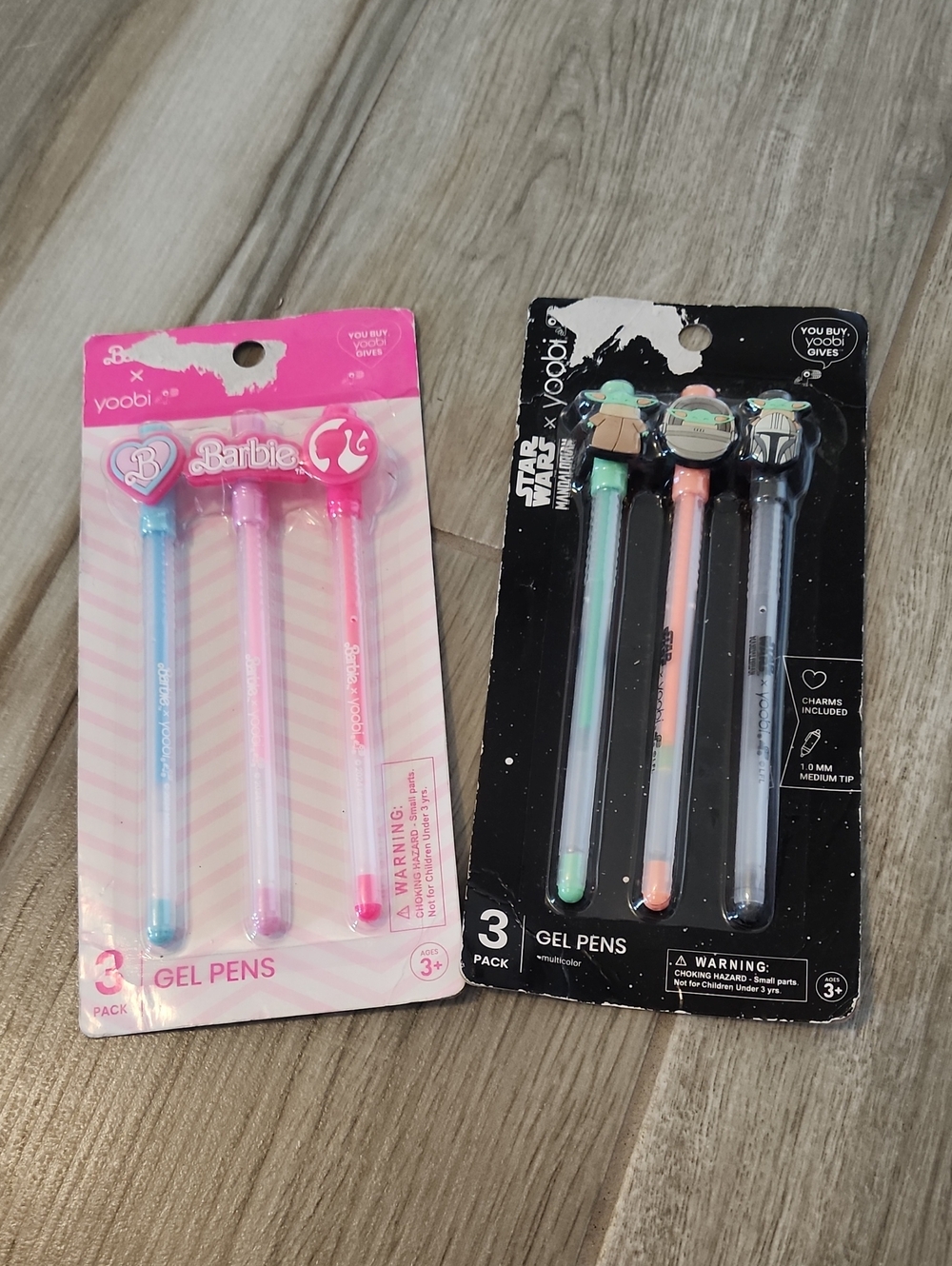 NWT Barbie & Star Wars Gel Pen Bundle